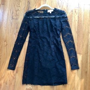 Keepsake Black Lace Cocktail Dress Sz XS